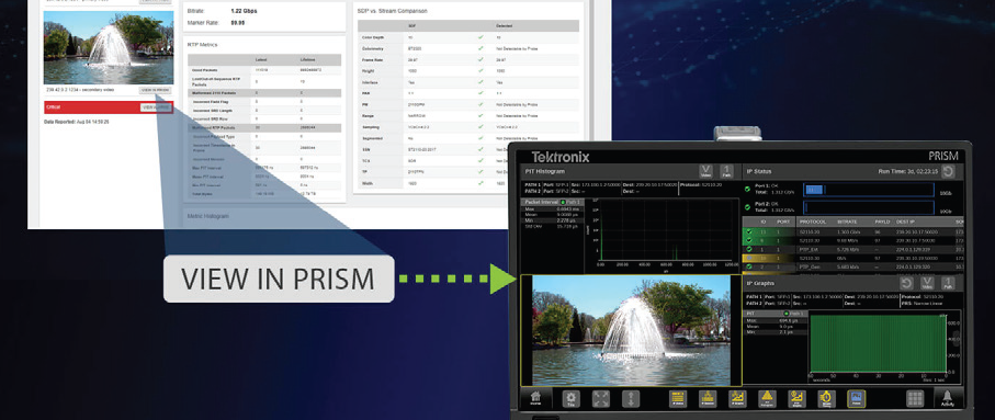 Combine PRISM And Inspect 2110 For Powerful Monitoring By Exception and a Seamless Transition To IP Diagnostics